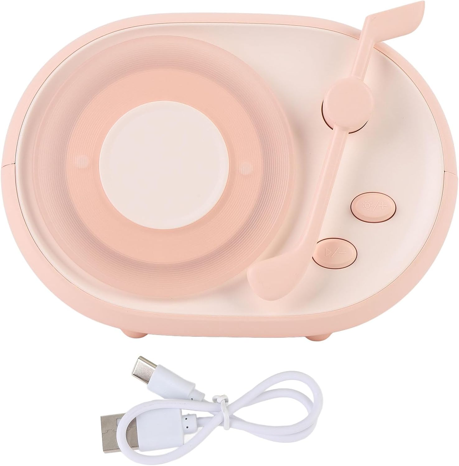 Cute Speaker, Mini Portable Speaker with Light, Retro Stylish Design, 1200Mah Battery Bass Enhancement Birthday Vintage Speaker for Bedroom (#2) image number 6