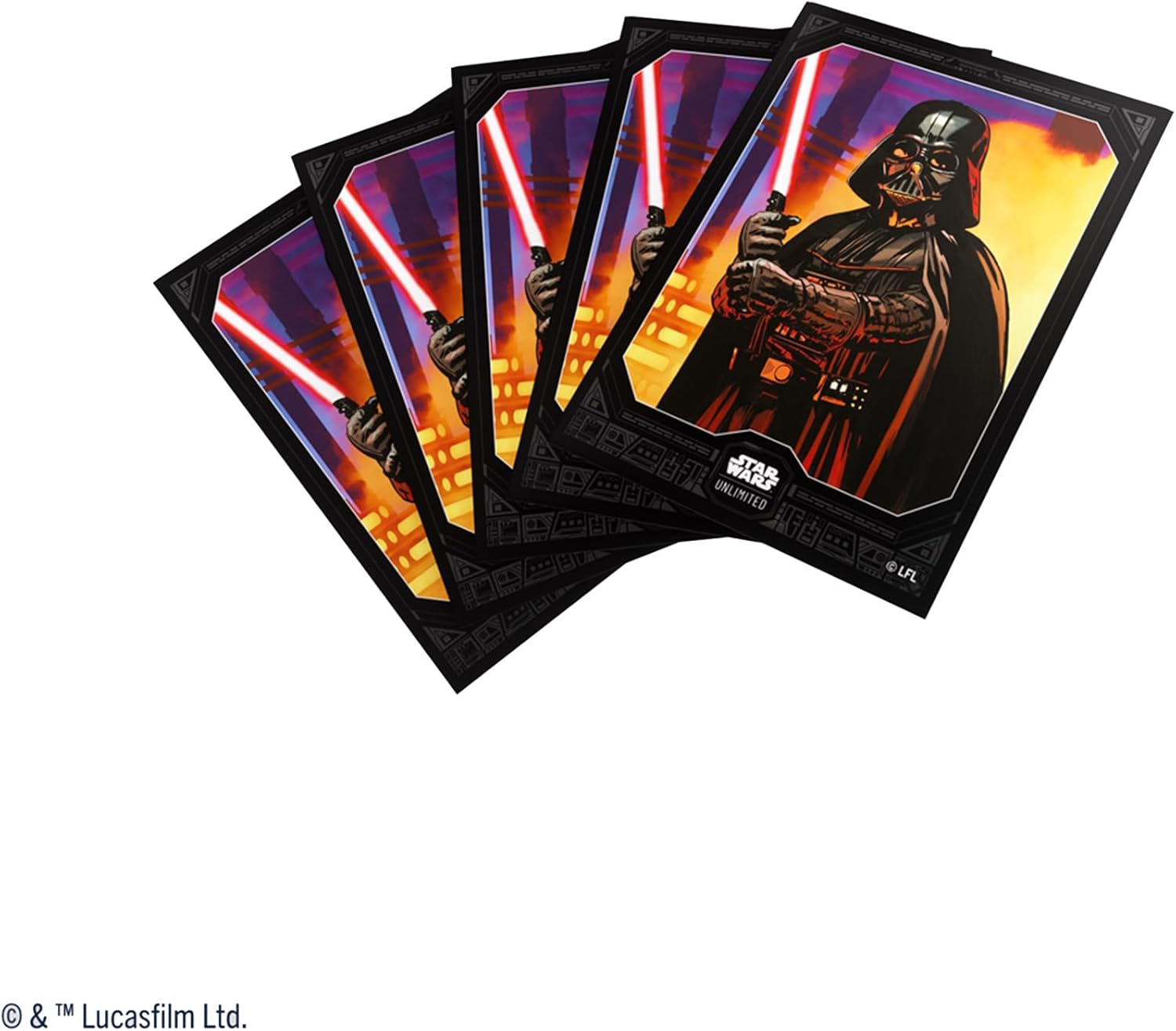 Gamegenic Star Wars Unlimited Art Sleeves Double Sleeving Pack - Darth Vader image number 1