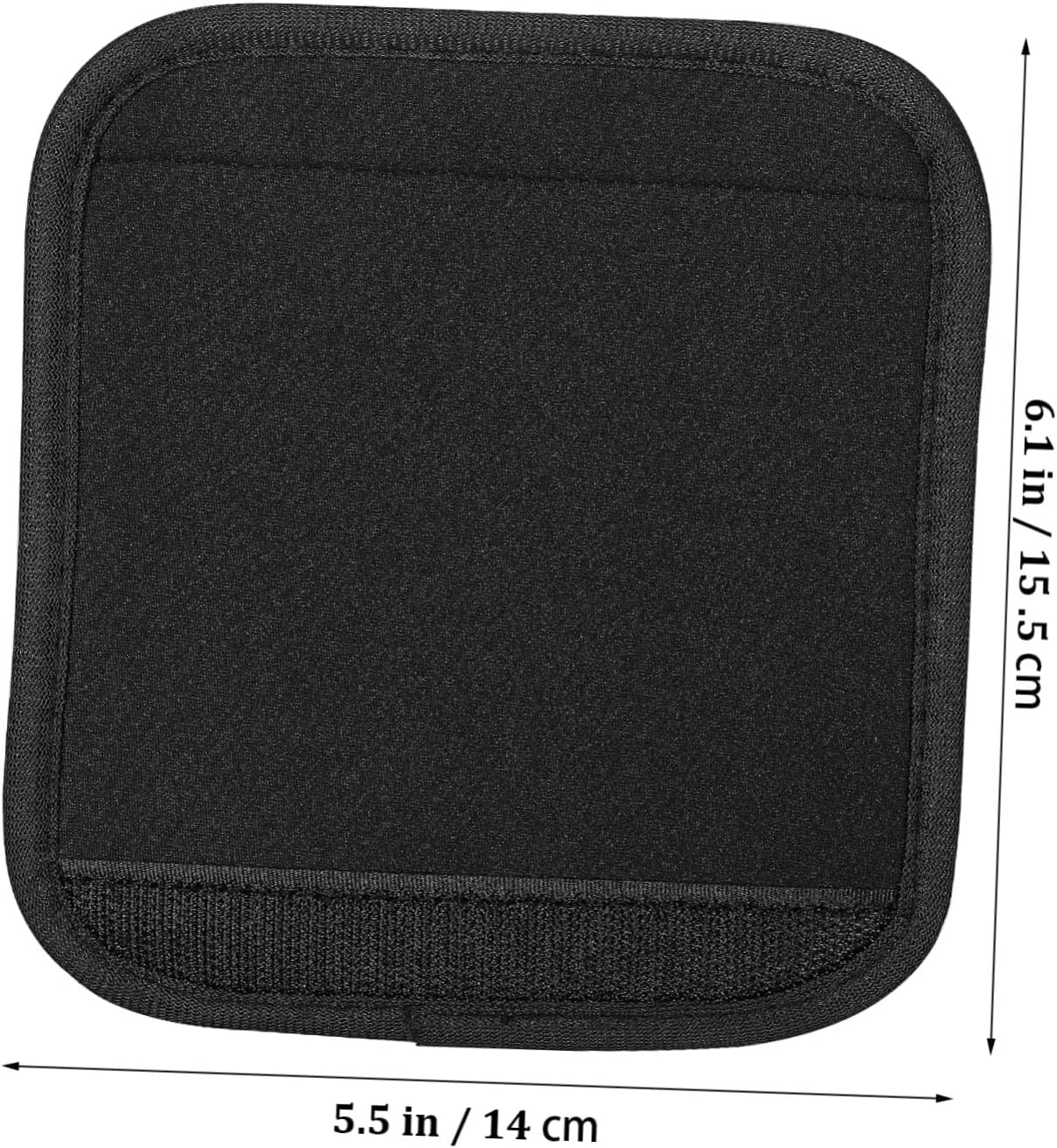 Gatuida Luggage Handle Wrap Sleeve Neoprene Trolley Handle Grip Cover Black Travel Suitcase Accessory for Carrying and Protection image number 3