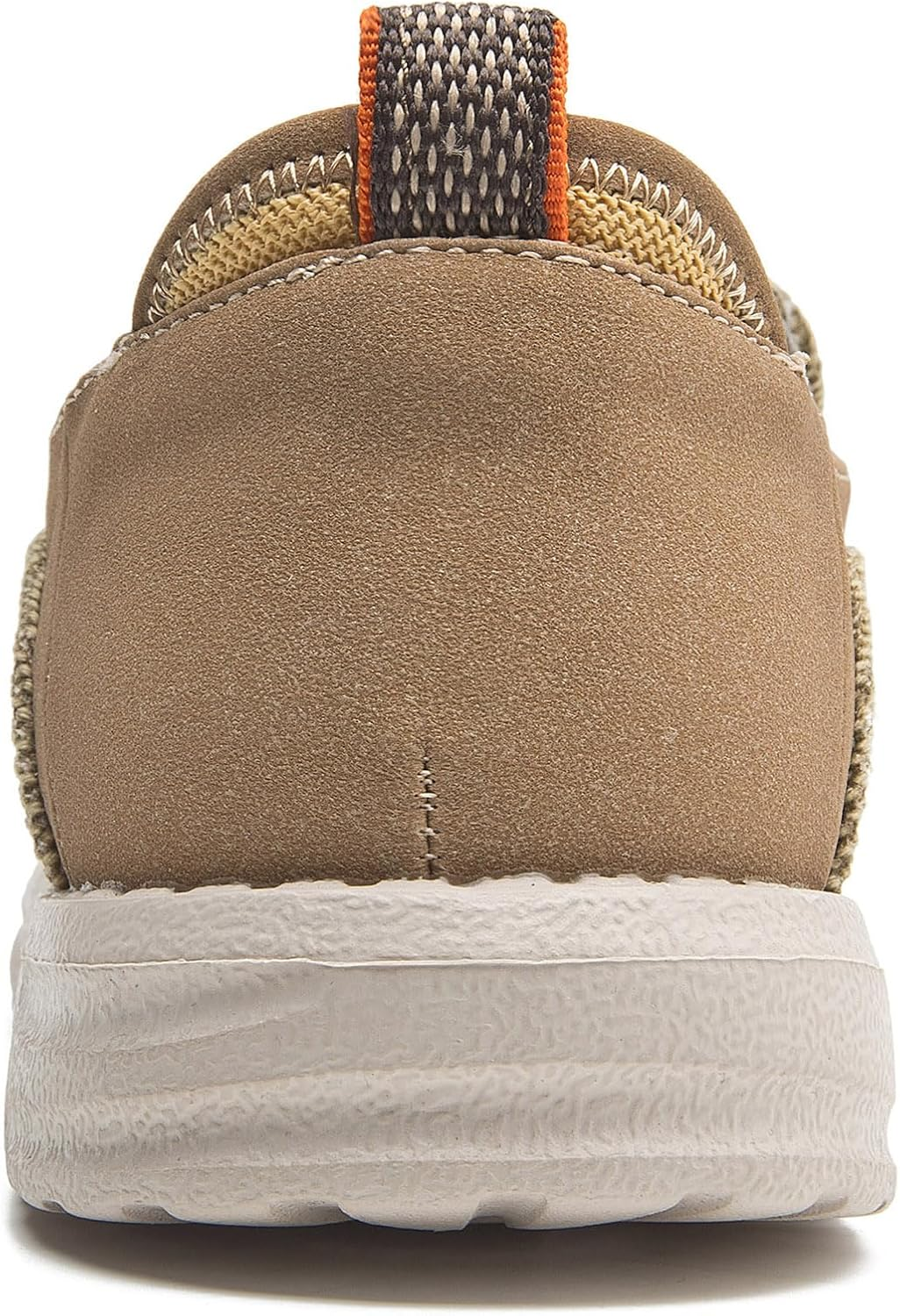 CLOWSE Men'S Casual Slip-On Loafers Deck Shoes Hands Free Canvas Wide Shoes Comfortable Stretch Walking Shoes image number 1