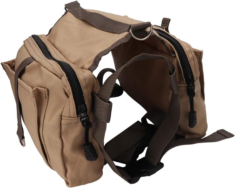 Alinory Dog Saddle Bag, Safety Dog Travel Bag, Breathable Pet Side Bag Small Cats for Medium Large Dog image number 3