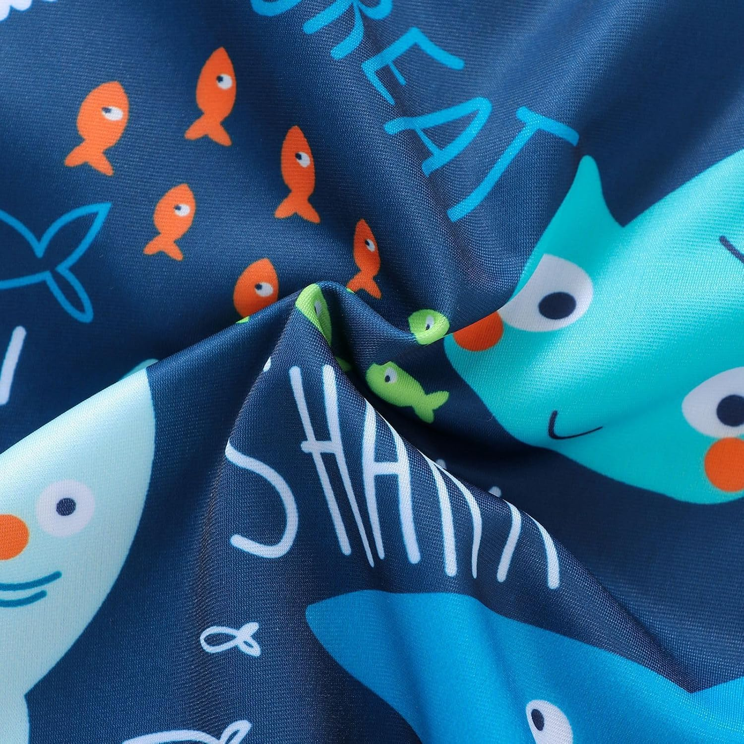 YAGATA Baby Boy Swimsuit Infant One Piece Rash Guard Bathing Suit Short Sleeve Zipper Toddler Summer Beach Swimwear 0-3 Years image number 3