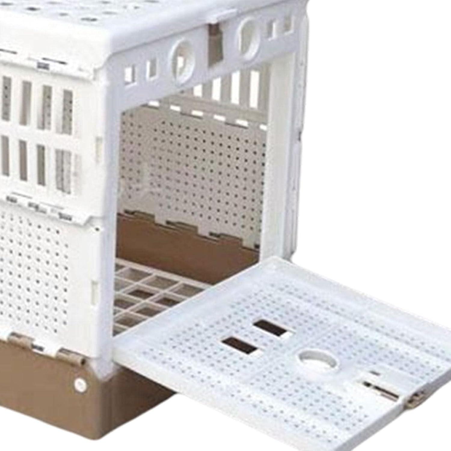 Hellery Folding Pigeon Cage Poultry Bird Cage Box Pigeon Training Cage for Travel image number 1