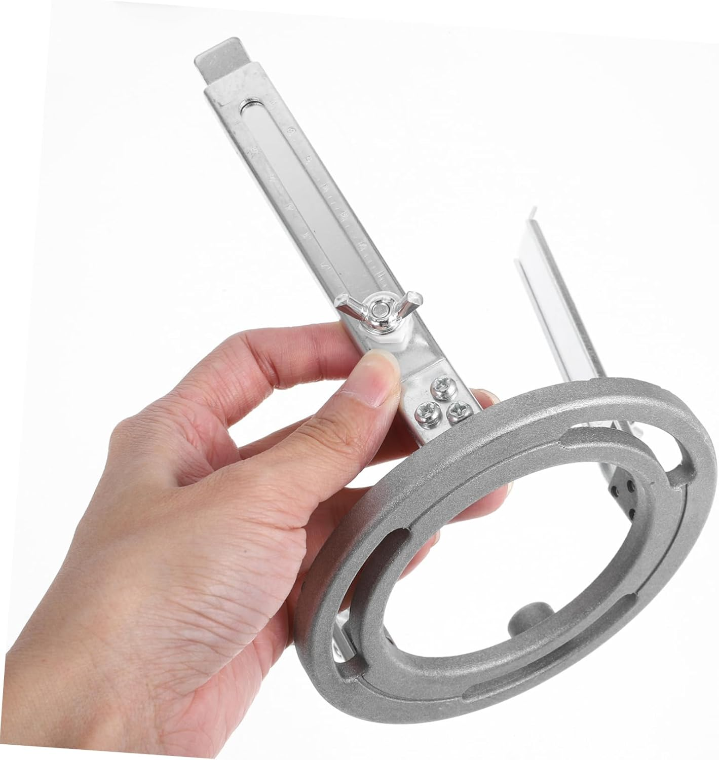 Mobestech Experimental Stand Laboratory Tripod Holder Adjustable Chemistry Heating Support Lifthelpful Stand for Lab Use Aluminum Alloy Material image number 5