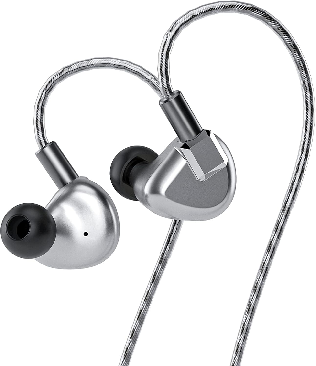 Letshuoer S12 In-Ear Headphones 14.8Mm Planar Magnetic Driver Wired In-Ear Hifi Earphones for Smartphones/Pc/Tablet (4.4Mm Connector, Silver) image number 7