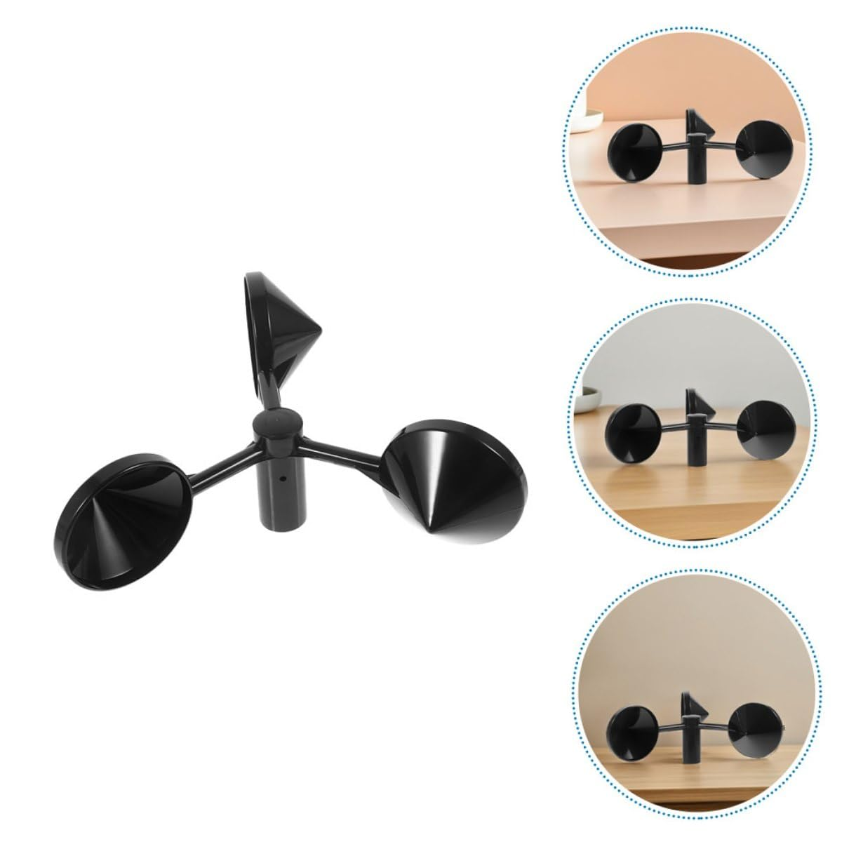 COHEALI 3Pcs Wind Speed Anemometer Cups Replacement Accessories for Handheld Wind Speed Lightweight Compact Design and Hunting image number 4