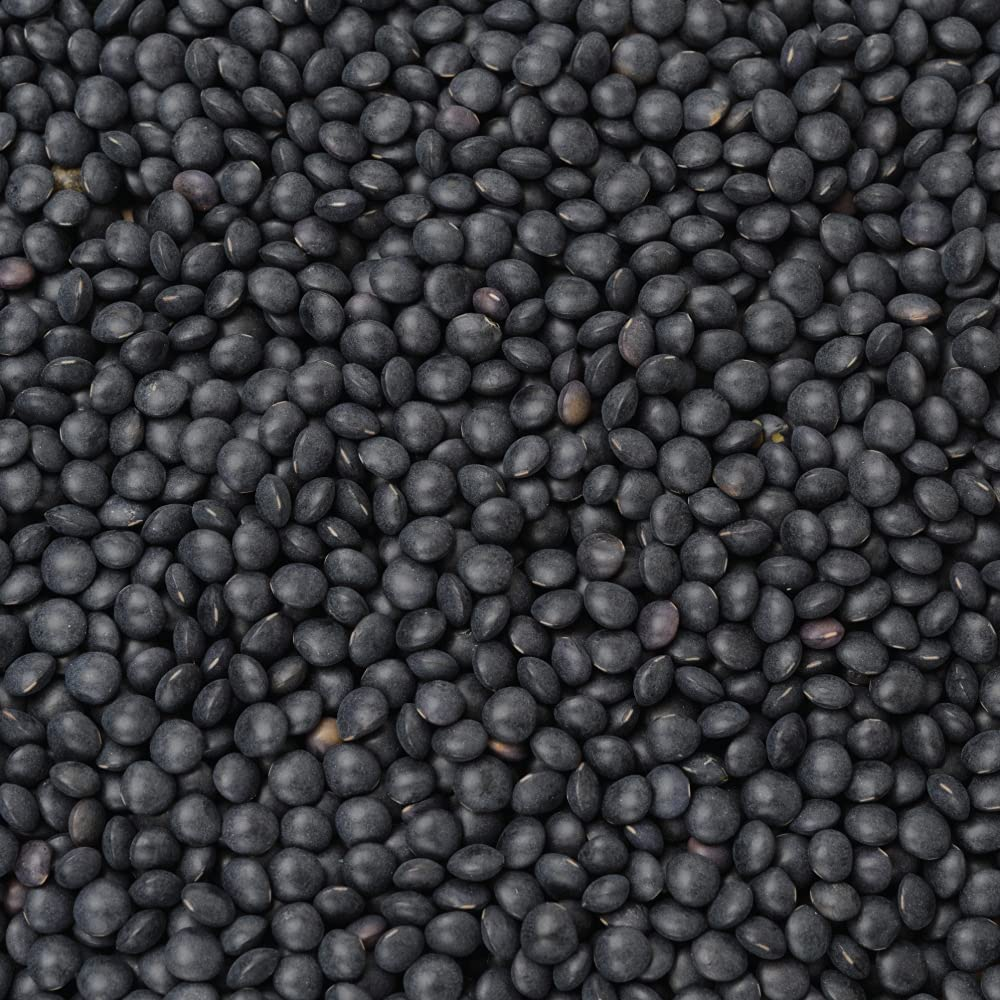 Honest to Goodness, Organic Black Beluga Lentils, 500 Grams - a Rich Earthy Flavour, Soft Texture and Quick to Cook. Good Source of Plant Based Protein. image number 1