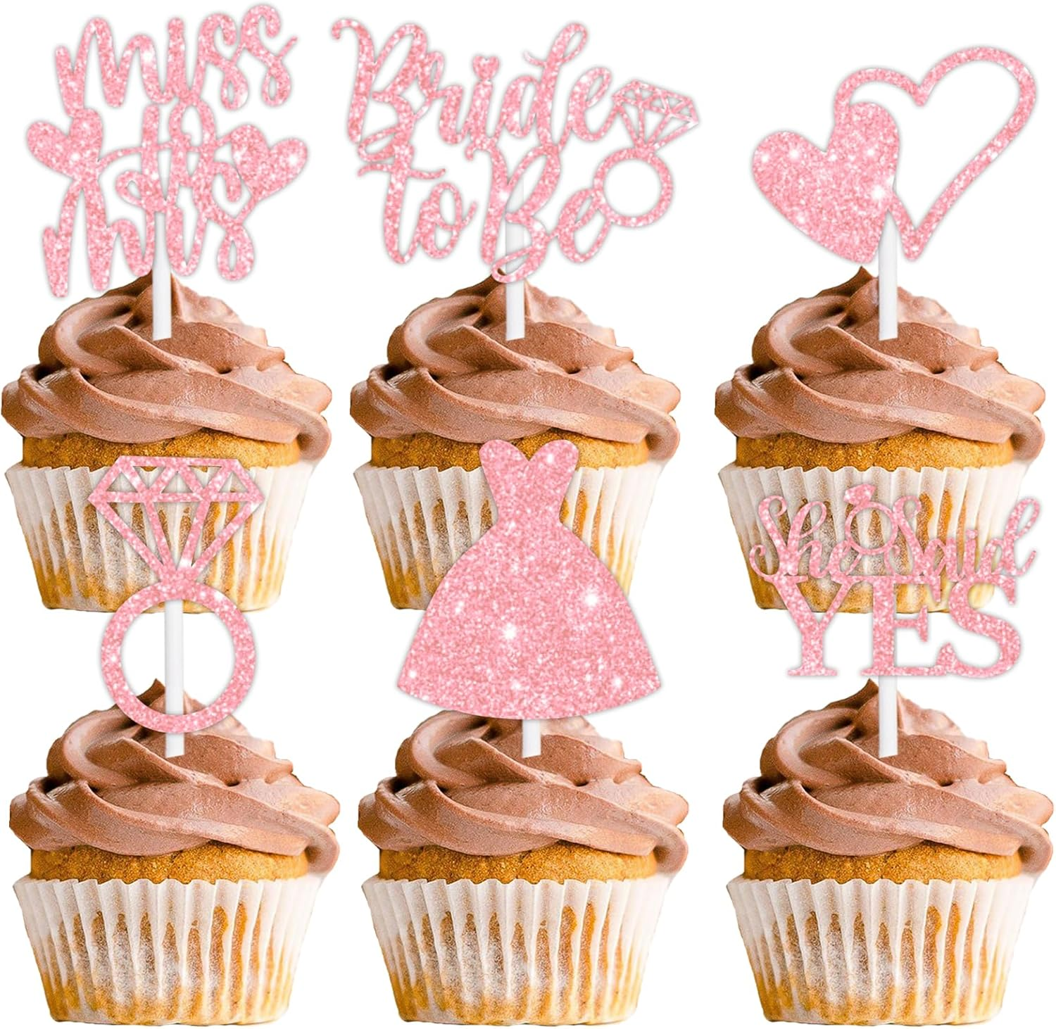 S-Cp-1009Ice Cream Fruit Dessert Cupcake Topper Colorful Glitter Happy Birthday Sensory Pop Game Theme Decor Supplies Baby Shower Boys Girls Birthday Party Decorations image number 4