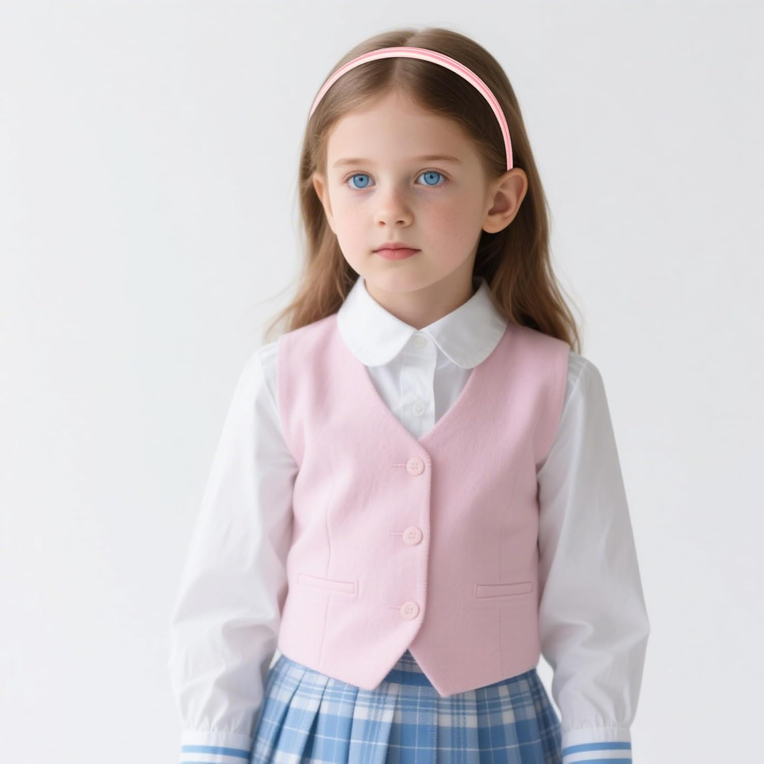 Exipsat Children'S Hair Bands, Set of 6 Colourful Headbands, Girls Made of Plastic, Light Colourful Hair Accessories for Everyday and Celebrations image number 4