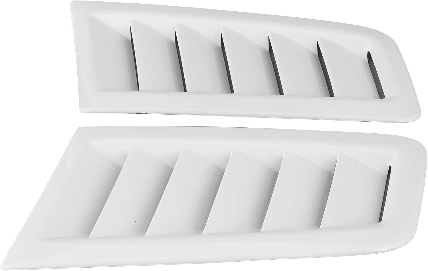 Carbon Fiber Hood, Bonnet Vents Front Bonnet Vent Universal Hood Vent Car, Bonnet Vent for RS Style Car Front Vent(Bright White) image number 5