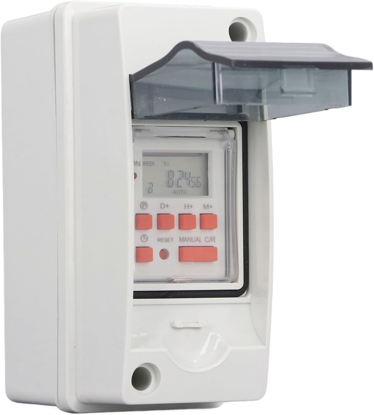 7 Day Programmable Timer Switch, Automatic on Off, up to 28 on off Schedules, LCD Display Digital Timer Switch, for Outdoor Indoor Appliances, with Waterproof Box image number 3