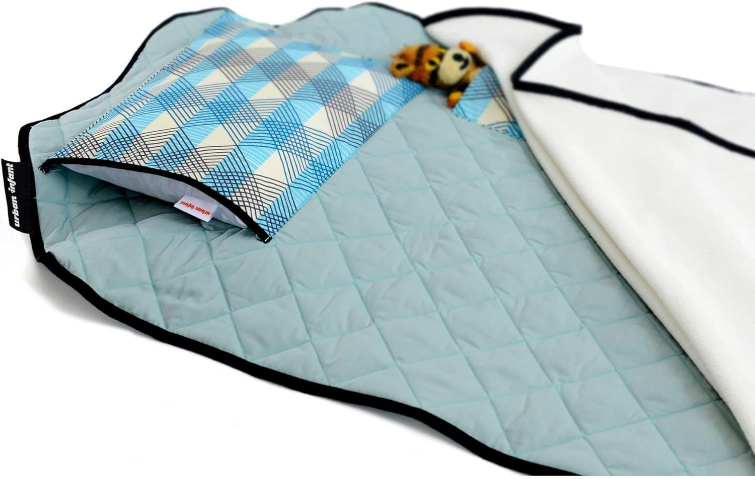 Urban Infant Tot Cot Kids Nap Mat - Toddler Preschool Daycare Bedding Cover with Blanket and Pillow image number 6