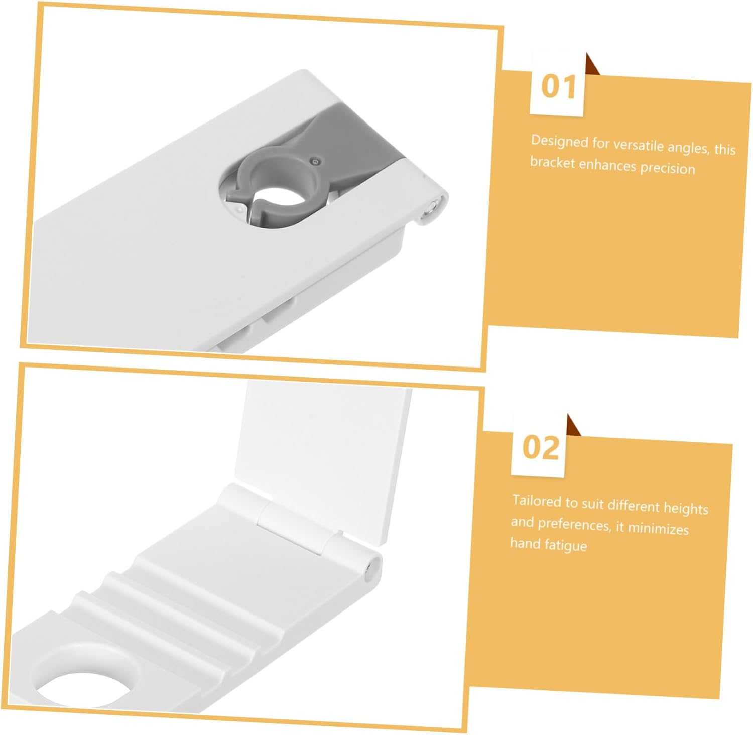 Rotatable Nail Lamp Stand Adjustable Holder with Loop for Stable Support for Manicure Makeup and Crafting Lightweight Portable Design image number 2