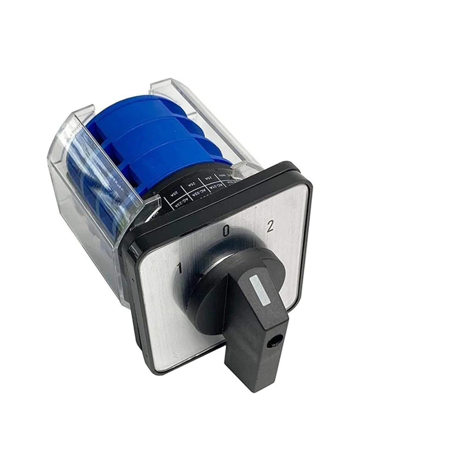 MGTCAR LW26-32/3 Changeover Rotary Cam Switch with Plastic Cover 660V 32A 3 Poles On-Off-On Control Motor LW28 YMW26(102) image number 4