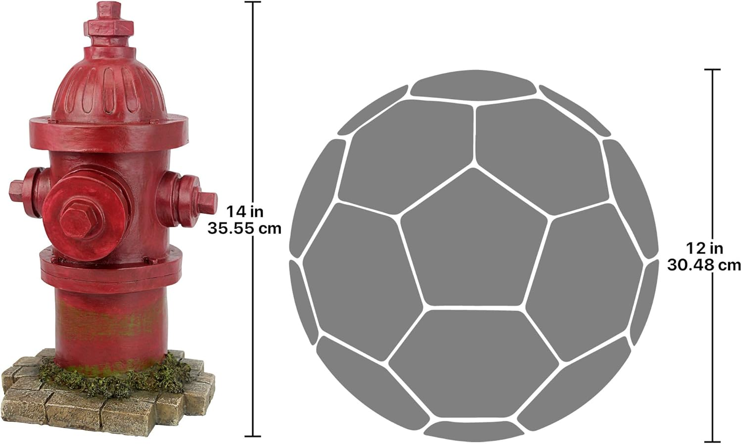 Design Toscano QL95468 Dog'S Second Best Friend Fire Hydrant Statue, Set of Two image number 3