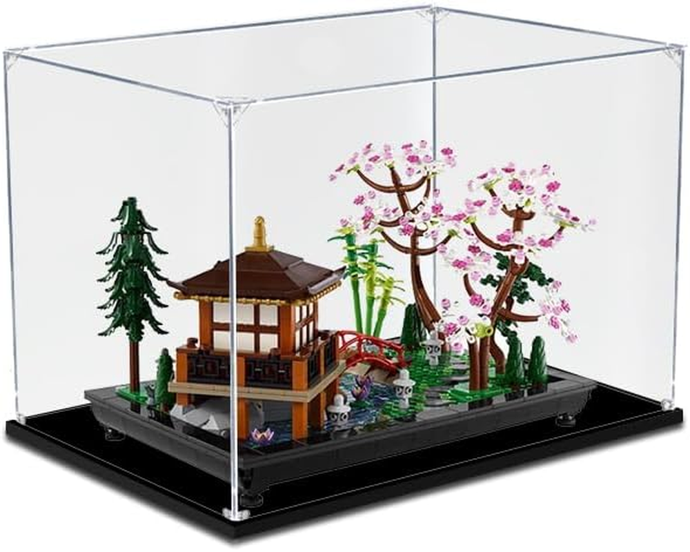 Acrylic Display Case for  10315 Icons Tranquil Garden, 76419 Harry Potter Hogwarts Castle and Grounds, 80107, 41731, 80103, 21317 and 10308 Dustproof Protection Clear Showcase image number 4