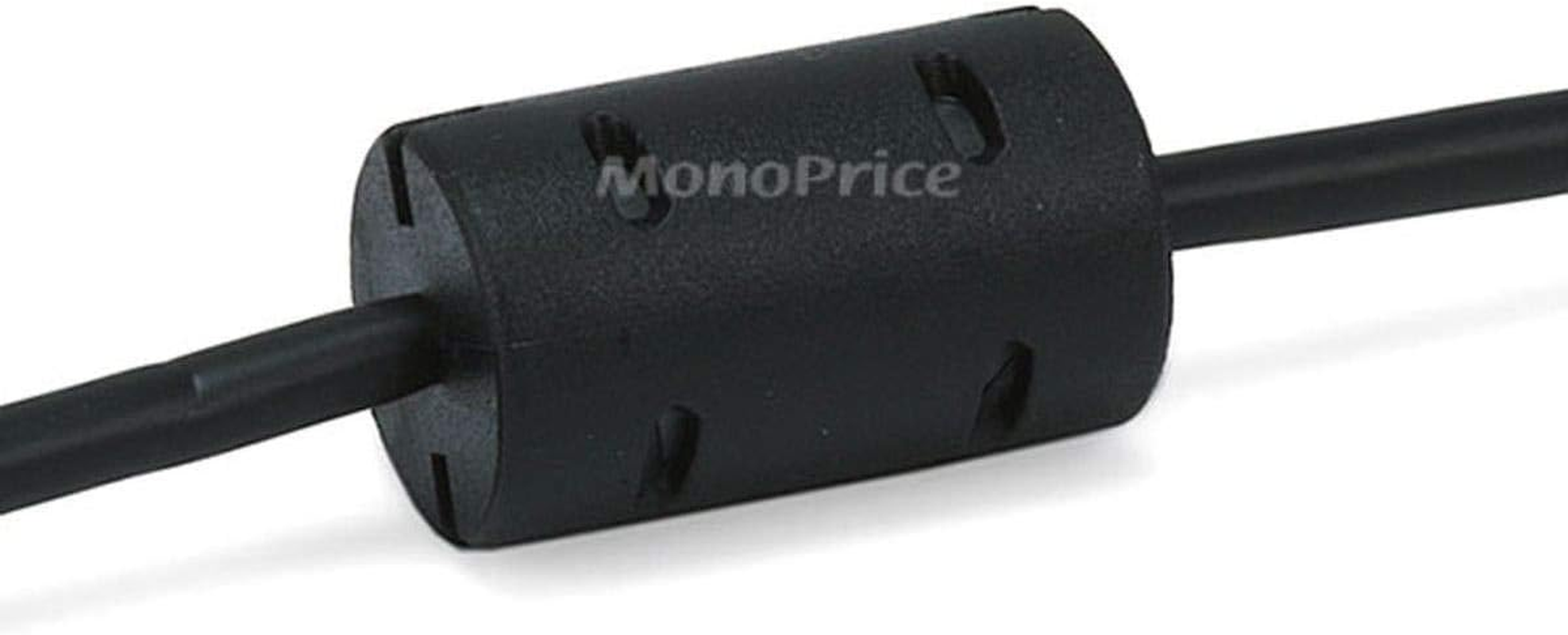 Monoprice 10-Feet USB 2.0 a Male to Mini-B 5Pin Male 28/24AWG Cable with Ferrite Core (Gold Plated) (105449) image number 6