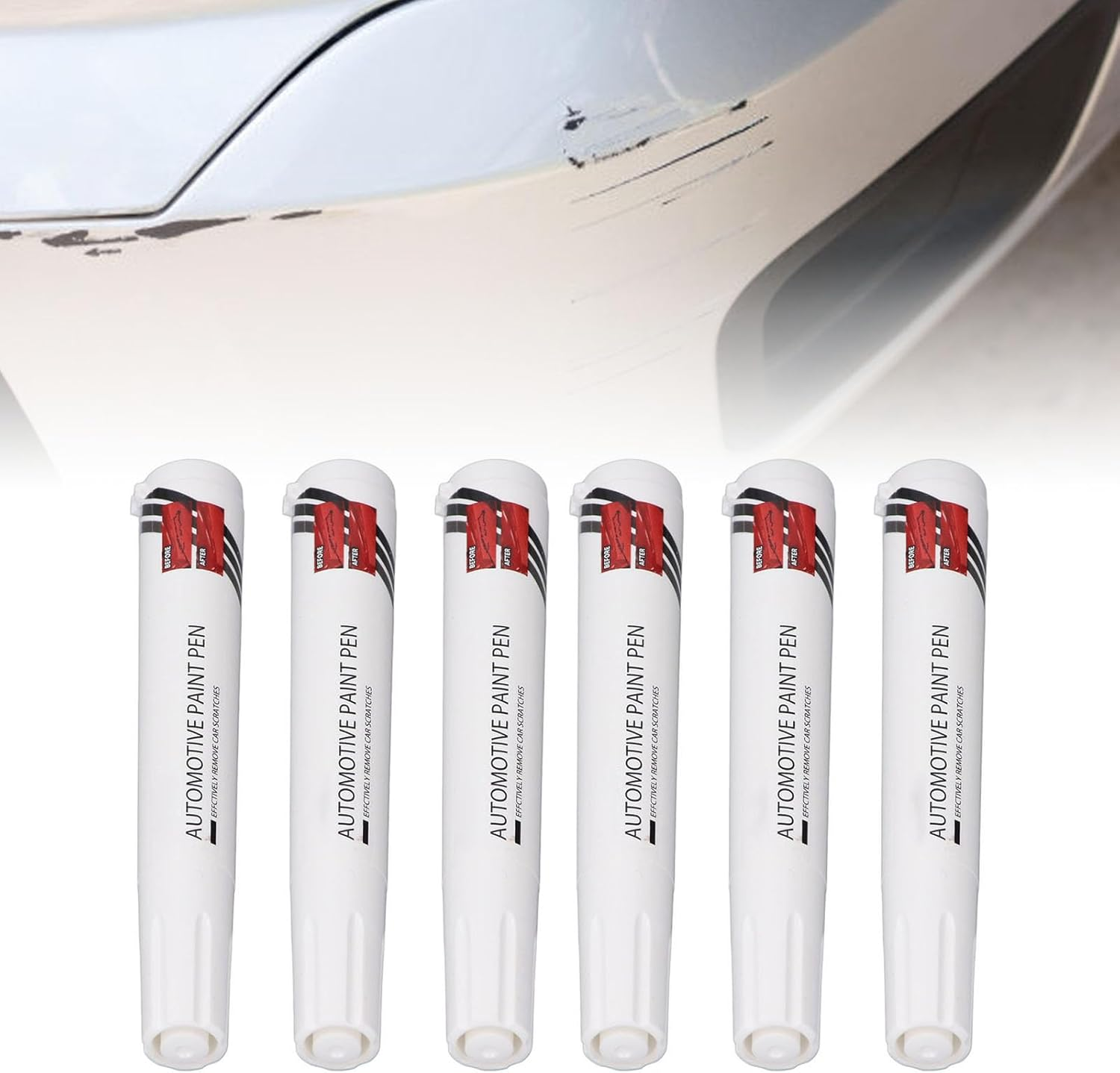 Car Touch up Paint Pen Effective Repair for White Color Automotive Scratch Remover Tool