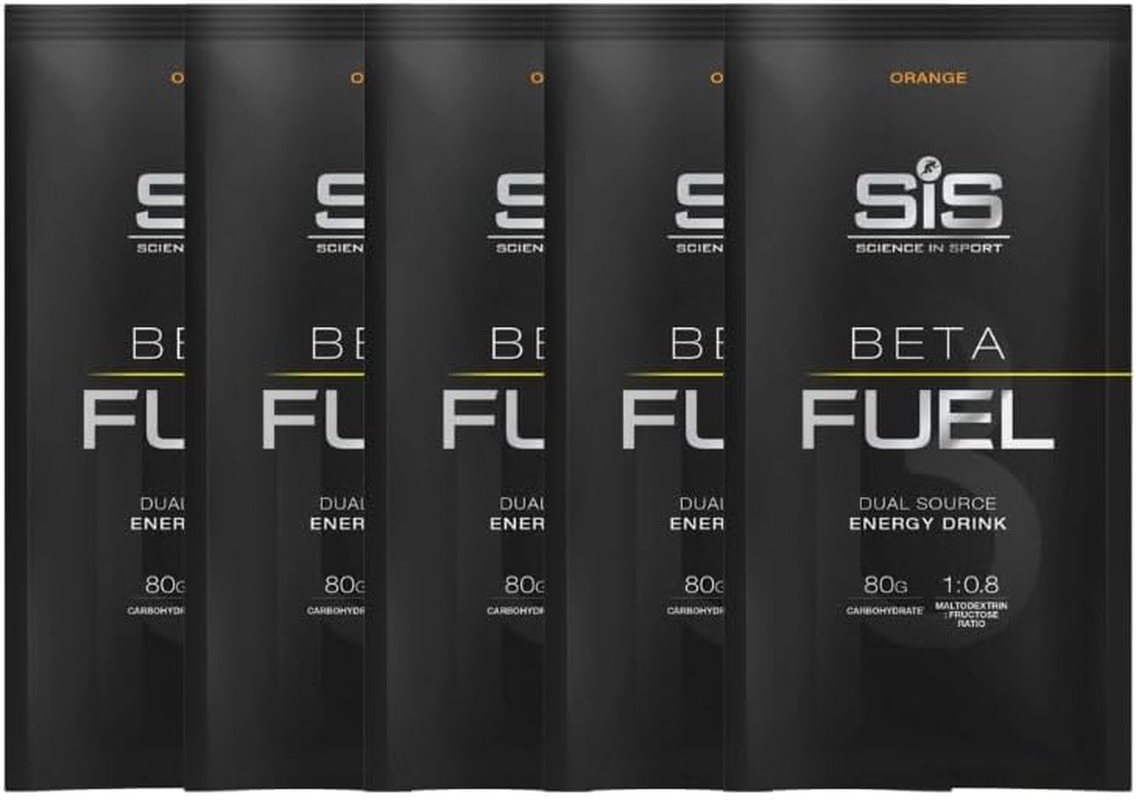 Generic SIS Science in Sport Drink Mix Beta Fuel Drink Mix - Pack of 5 (Pack of 5, Orange) image number 1