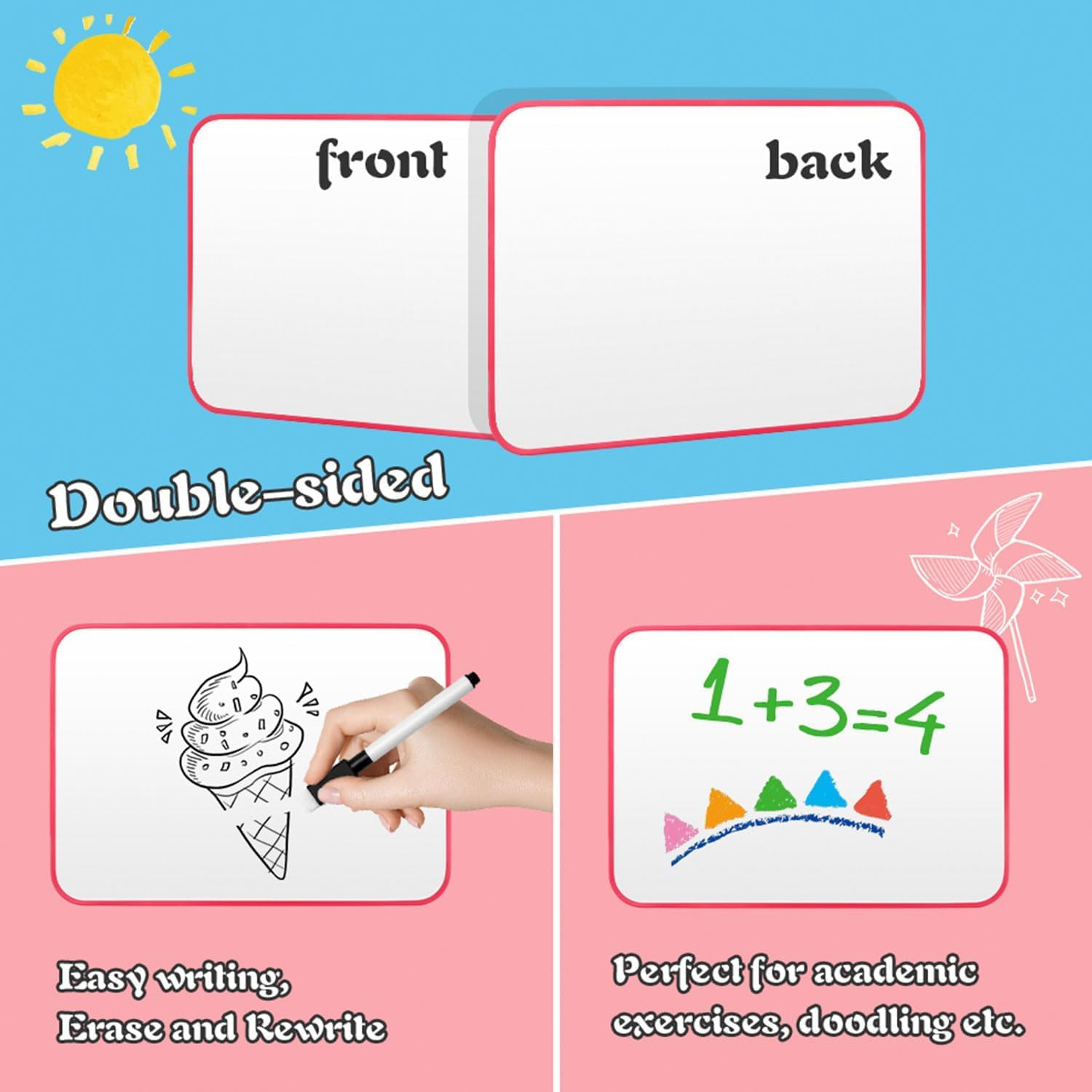 Whiteboard White Board White Board Markers Dry Erase Board Small White Board Whiteboards Whiteboard Markers Dry Erase Eraser White Boards Bulletin Board Writing Board Small Dry Erase Wall White Board image number 5