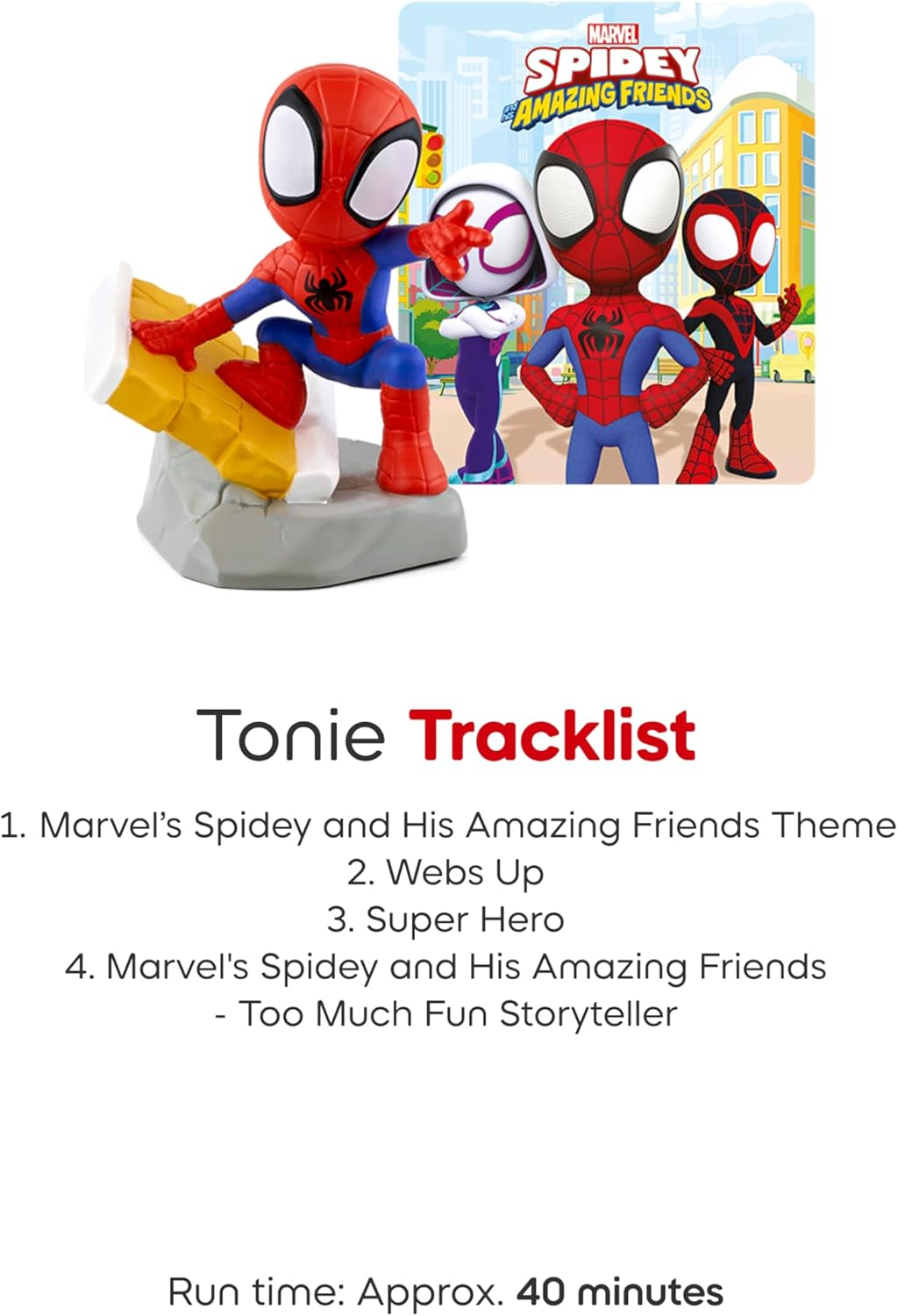Tonies Marvel Spidey & His Amazing Friends: Spidey image number 4