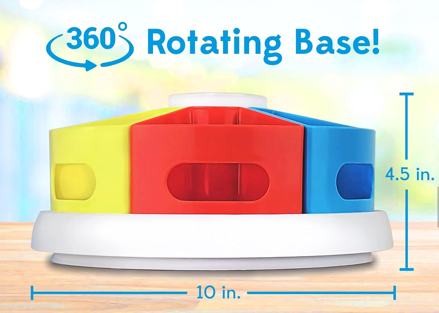 Creative Caddy Rotating Art Supply Organizer, Kids Desk Organizer, Art Caddy, Crayon Holder Marker Organizer, Art Organizers and Storage, Kids Art Desk Accessories, Homeschool Supplies image number 3