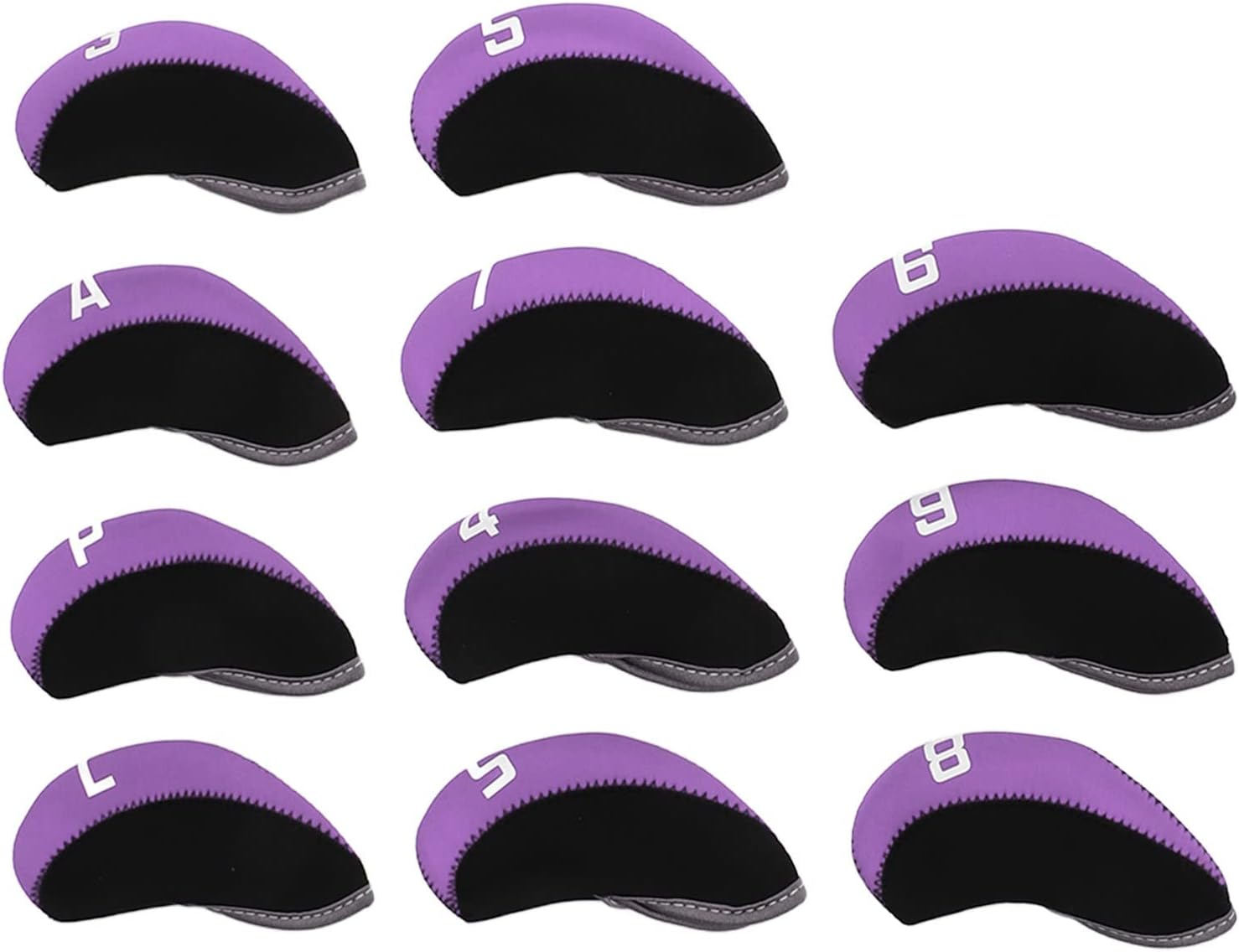 Golf Club Cover Set, Golf Iron Cover Beautiful in Appearance for Traveling image number 4