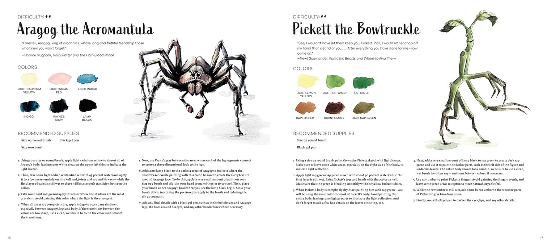 Harry Potter: Watercolor Magic: Flora & Fauna image number 3