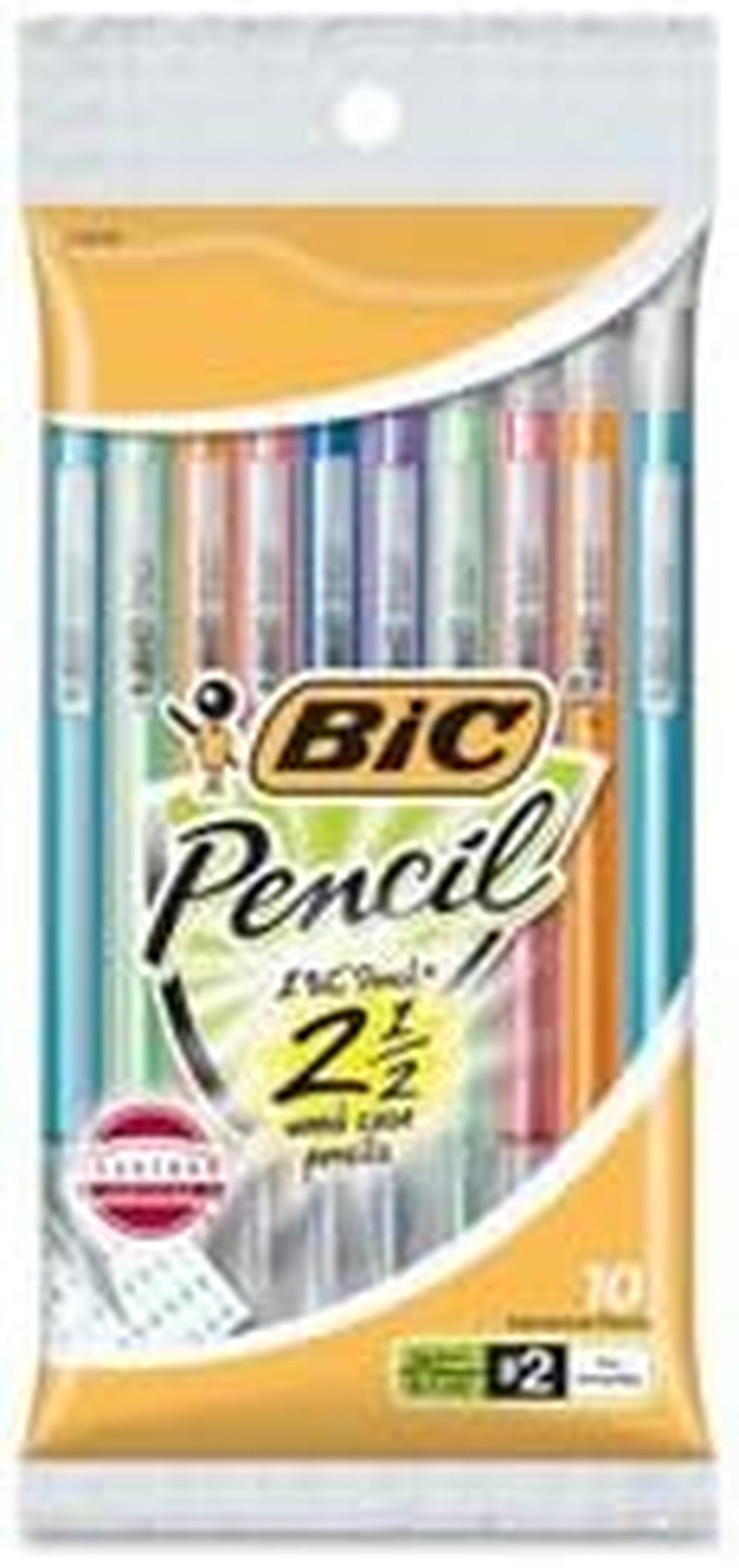BIC Pencil Xtra Sparkle (Colorful Barrels), Medium Point (0.7 Mm), 10-Count image number 3
