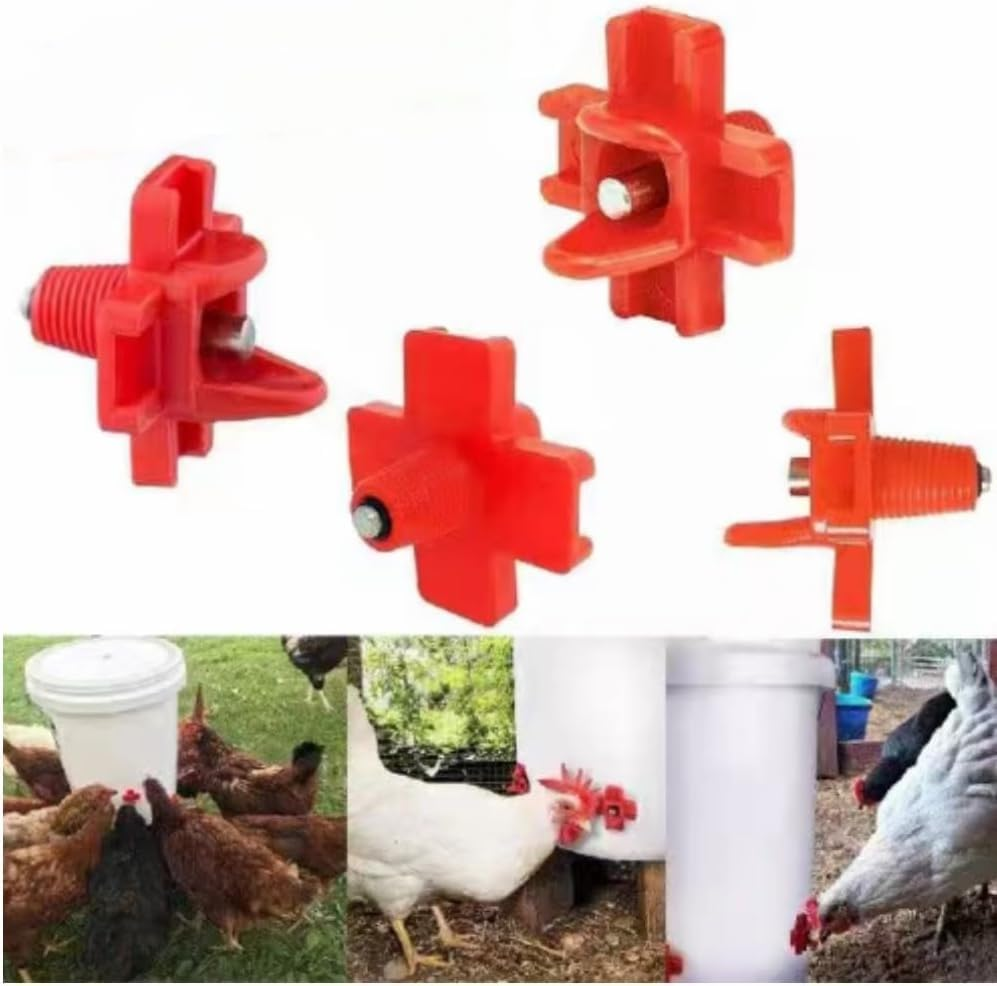 20Pcs Horizontal Automatic Poultry Nipple Horizontal Side Mount Chicken Drinkers,Automatic Poultry Nipple Horizontal Side Mount Chicken Drinker,Automatic Horizontal Side Mount Chicken Waterer Nipple image number 1