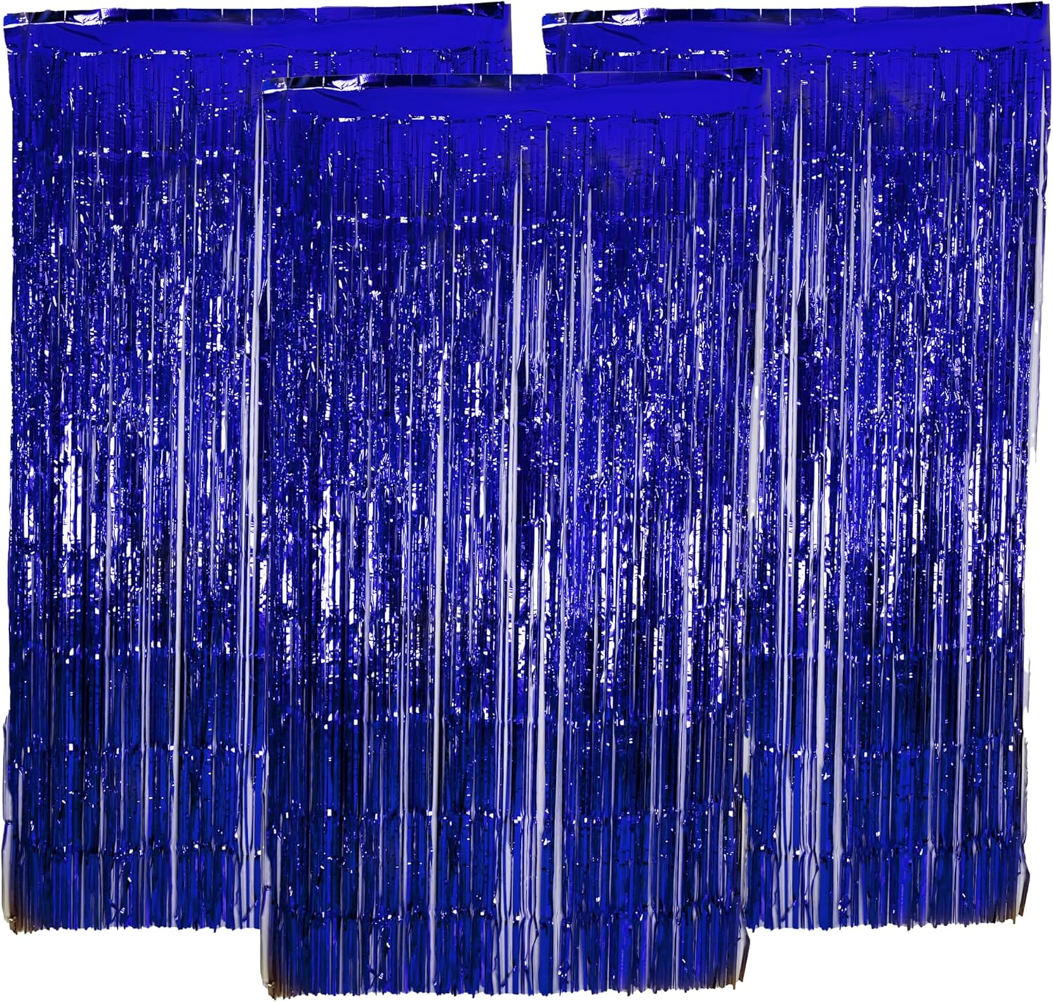 Famvida 3Pcs Champagne Gold Foil Curtain Backdrop Curtain 3.2Ft X 8.2Ft, Door Tinsel Curtains Backdrop, Party Backdrop Decoration for Engagement, Wedding, Bridal Shower, Birthdays, and More