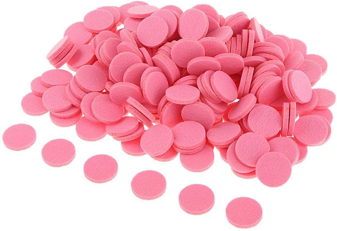 Nishiyuenyi 200Pcs Charms Pendant Locket Essential Oil Diffuser - 21Mm, Pink image number 6