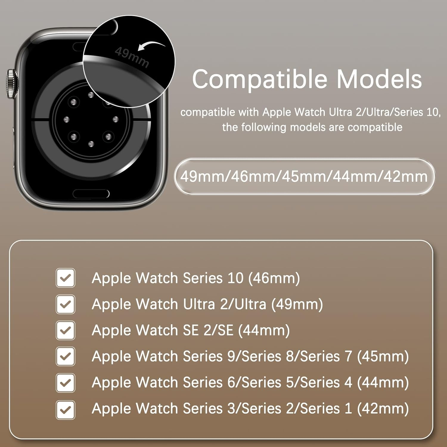 Hinnwer Geflochten Armband F&uuml;r Apple Watch Armband 46Mm 44Mm 42Mm 38Mm 40Mm 41Mm Damen Herren, Elastisch Nylon Stoff Band Mit Magnetisch Verschluss F&uuml;r Iwatch SE 2 SE Series 10 9 8 7 6 5 4 3 2 1 image number 3