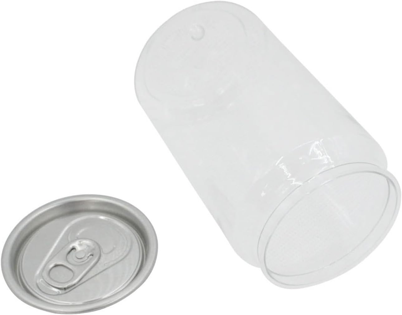 Espresso Carafe, Boba Tea Aluminum Bottle PET 330Ml for Coffee/Bubble Tea/Milk 200Pcs/Carton Bubble Cans with Lid Together(330Ml T Pull Lid) - 330Ml S Pull Lid image number 2