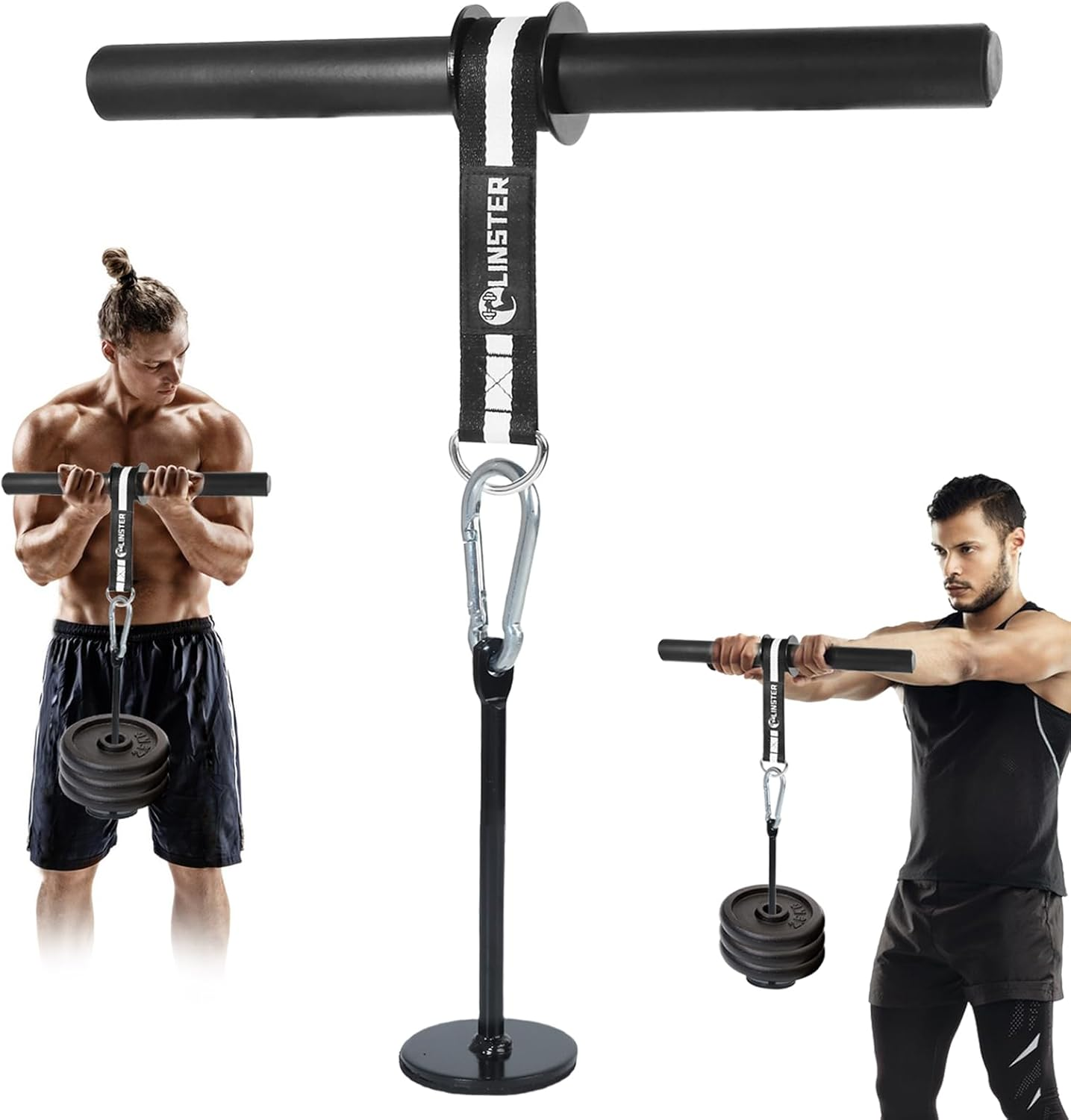 Wrist and Forearm Blaster, Wrist Roller & Forearm Roller for Training with Ultra Strong Nylon Webbing, Arm Strength Training Fitness Equipment Anti-Slip Home Gym Workout image number 1