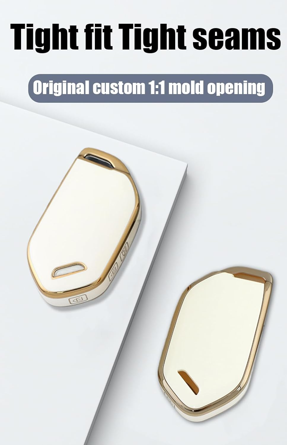 Ontto TPU Car Key Fob Cover Fit for KIA EV5 EV3 EV6 EV9 Electric Syros K4 Carnival 2025 Sorento Telluride 2024 2023 Key Holder Smart Case Shell Keyring Keychain Accessories 4 Buttons Black