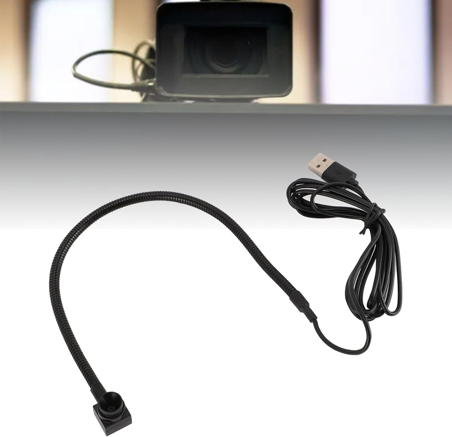 USB Center Webcam, 5MP 1080P FHD Autofocus Webcam for Streaming, Built in Microphone, Adjustable Middle Screen image number 5