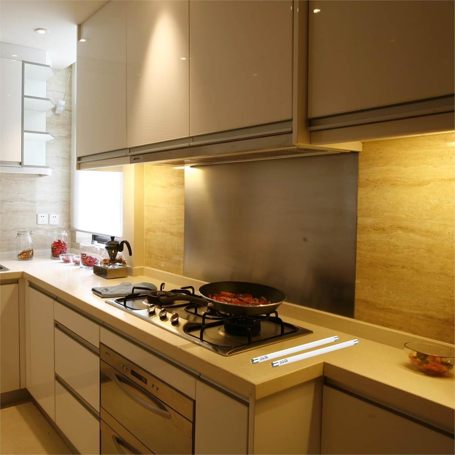 IHYCTV LED Tube T5 Short 288 Mm, Mini LED Tube, 5 W, 685 Lm, 6500 K, G5 Socket, Retrofit Replacement Classic 8 W T5 Bulbs for EVG, Low Voltage, 865 Daylight White, Pack of 1 image number 6