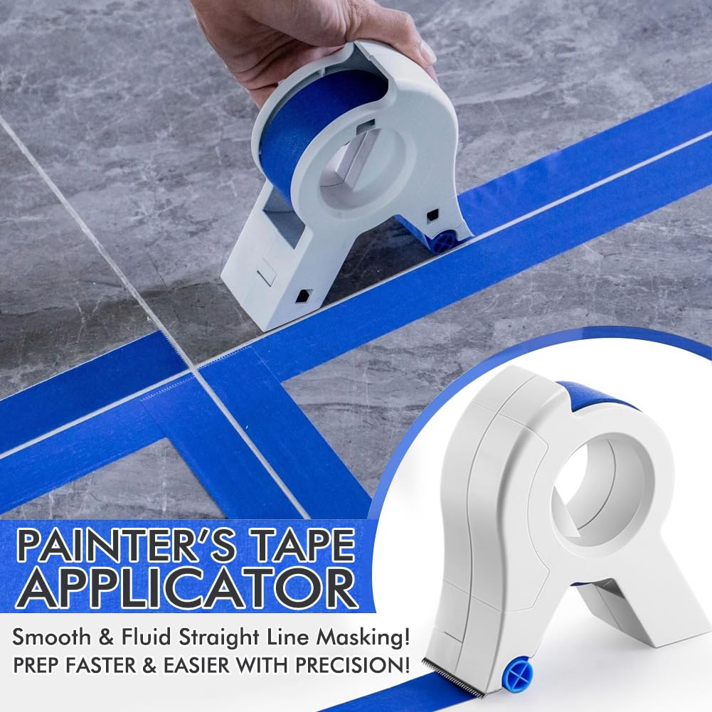 SOVYOULIVE Painters Tape Applicator, 35Mm X 22 Yards Painter'S Tape in One Continuous Strip, Automatic Paint Tape for Trim, Windows & Door Frames(Includes 1 Starter Roll) image number 2