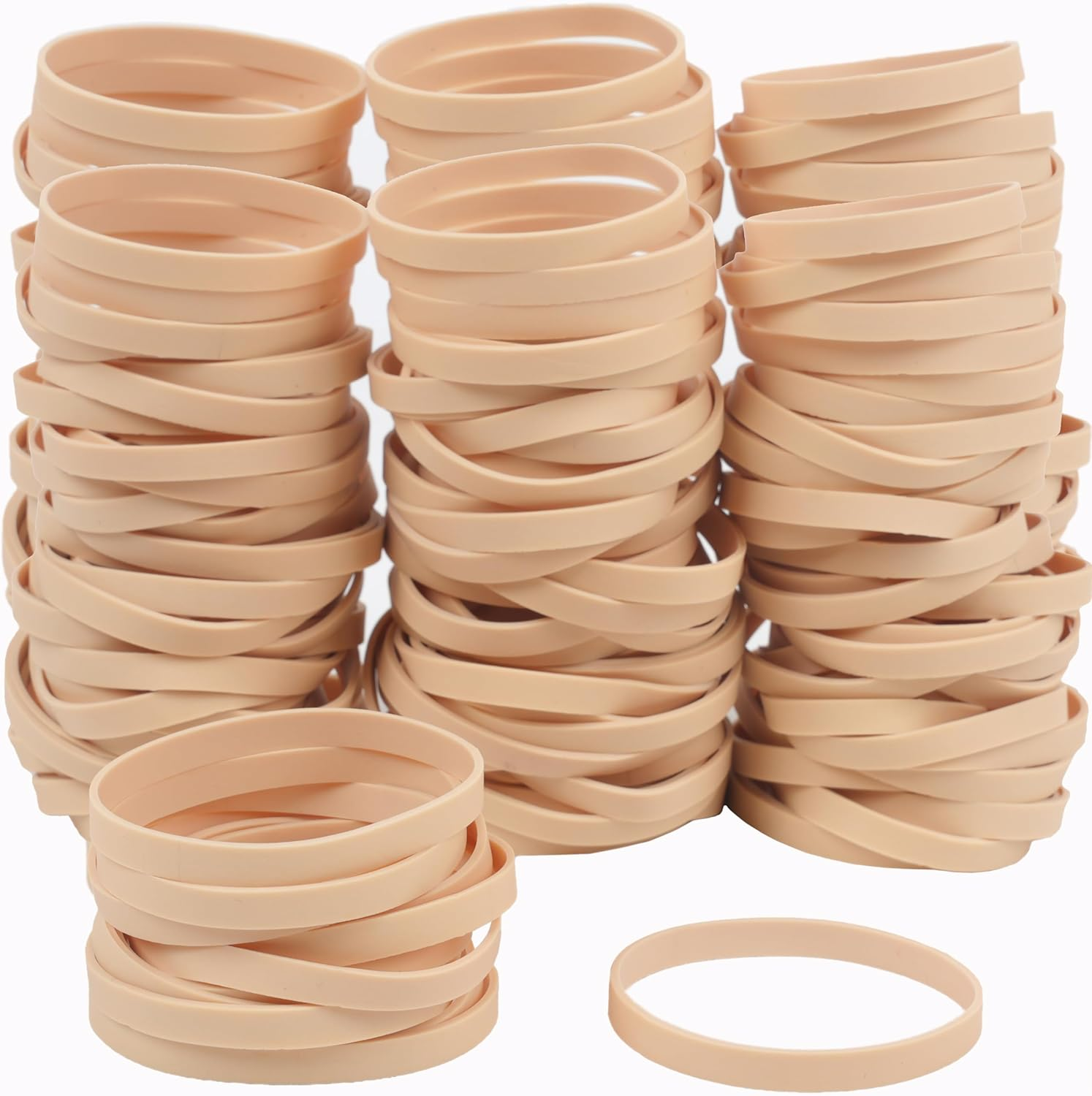 Rubber Bands No.64 Size#64 Elastic Rubber Band 200 Grams Beige Office Supplies File Folders Litter Box