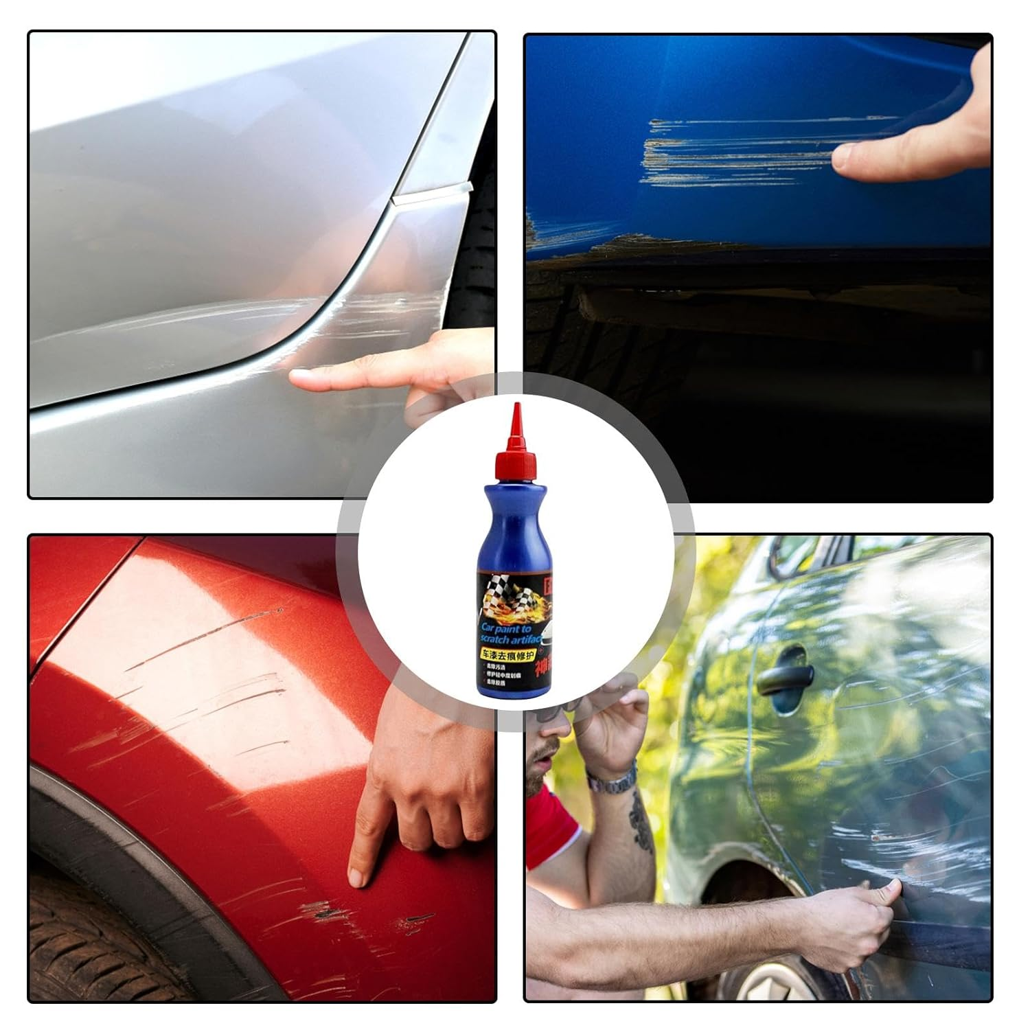 Car Paint for Scratches | 100Ml Fluid for Auto Paint Scratches Repair and Restore - Car Paint Maintenance Supplies for Paint Swirls after Polishing, Door Handle Scratches image number 3