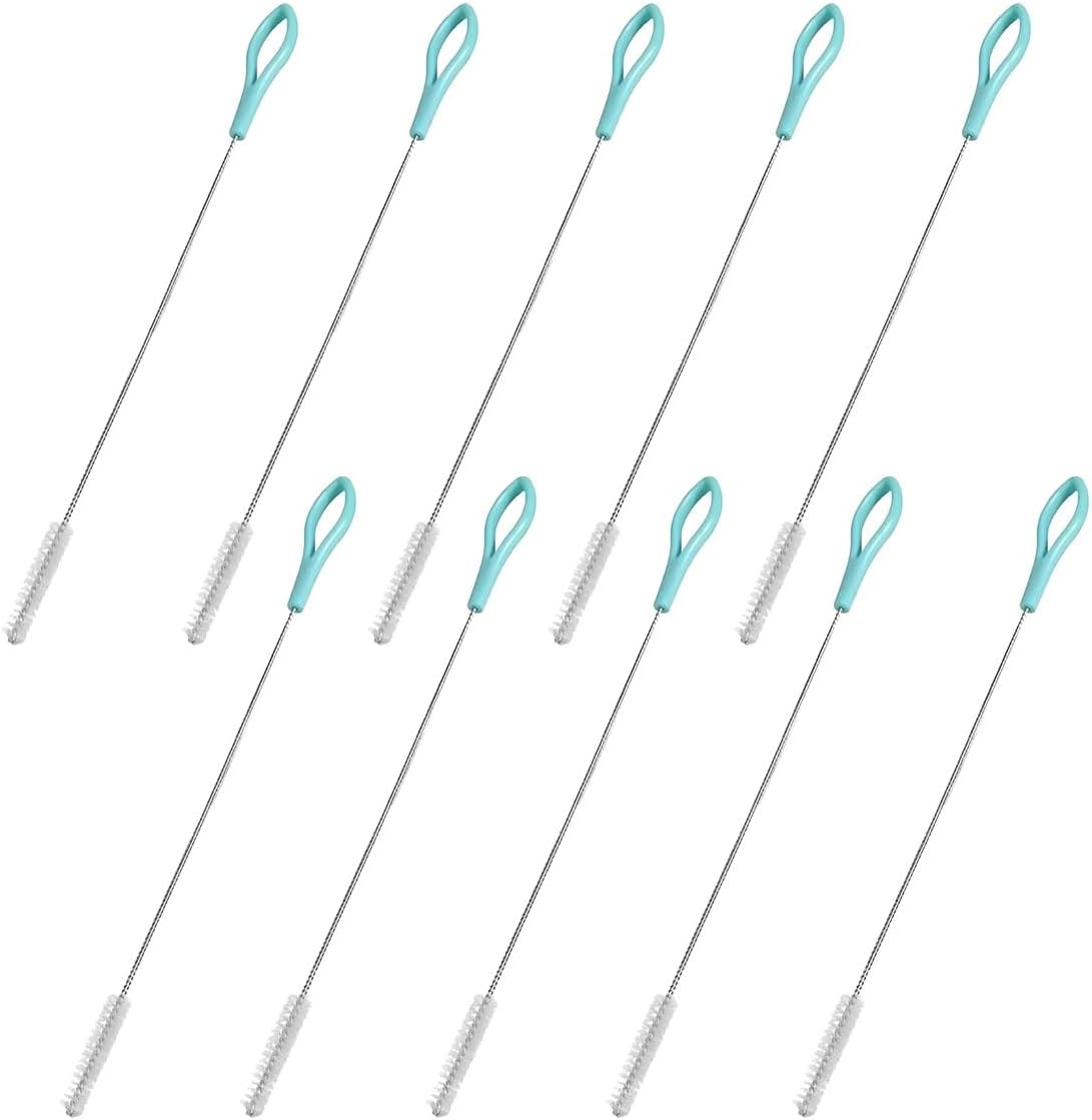 MJIYSGS 10Pcs Bottle Brush, Stainless Steel Straw Cleaner, Pipe Cleaners, Baby Bottle Cleaning Brushes, Test Tube Brush for Cleaning image number 4