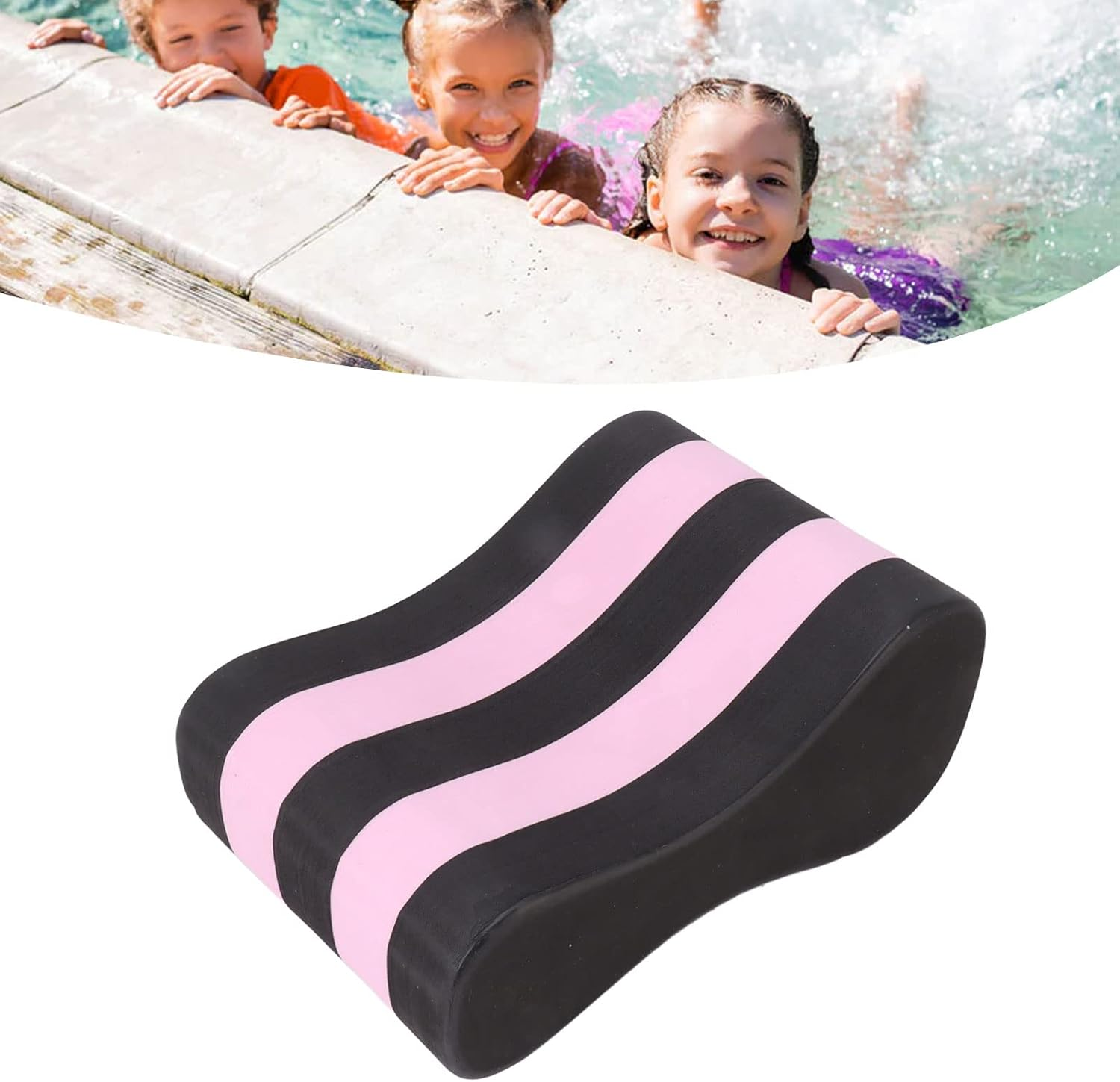 Jiawu Pull Buoy Leg Float, EVA 5 Layer Swimming Pull Float, Swim Training Pull Buoy, Swimming Pool Exercise Aid, Swim Kickboard, Legs HIPS Support for Kids, Teenagers, Beginners, Adults image number 1