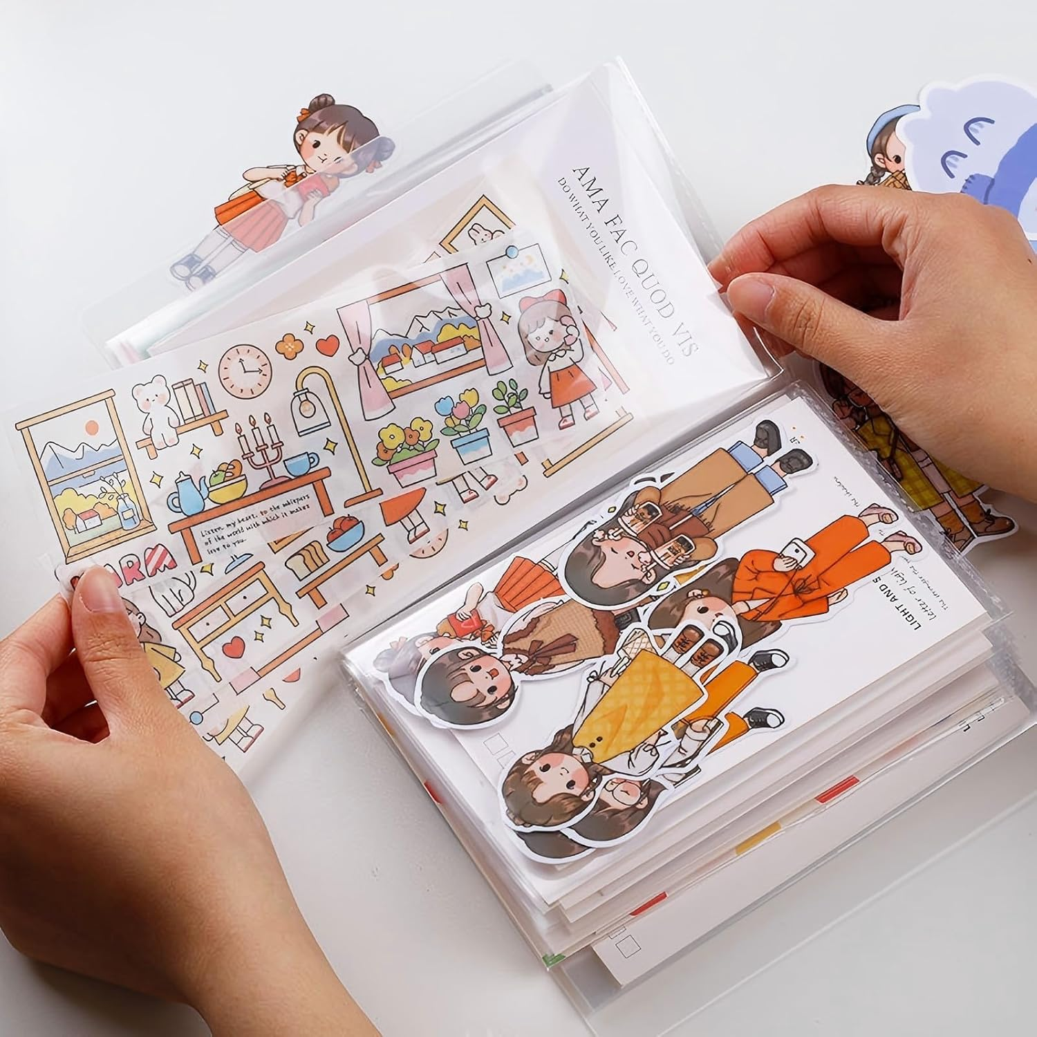 LORJE 1Pc Small Photo Album 4X6 Inch Small Photo Albums with Clear Covers - Each Holds 40 Photos. image number 5