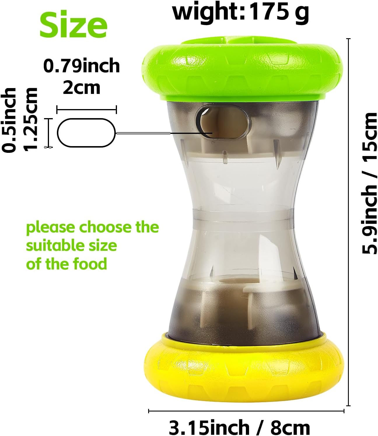 AUSCAT Dog Treat Dispensing Toy, Interactive Dog Puzzle Toys for Small and Medium Breeds, Slow Feeder, Enrichment Toys to Keep Them Busy, 2Pcs(Not for Aggressive Chewers) image number 2