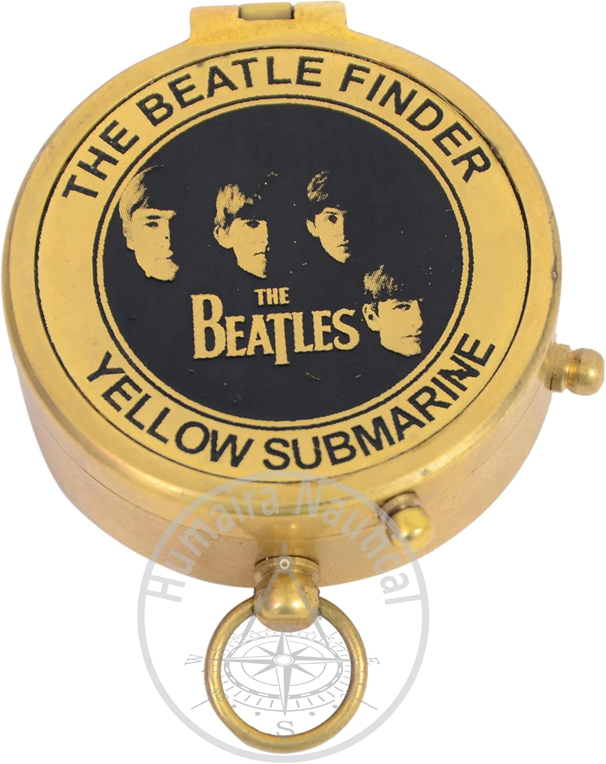 Antique Finish Brass" the Beatle Finder Yellow Submarine" Marine Compass Gift