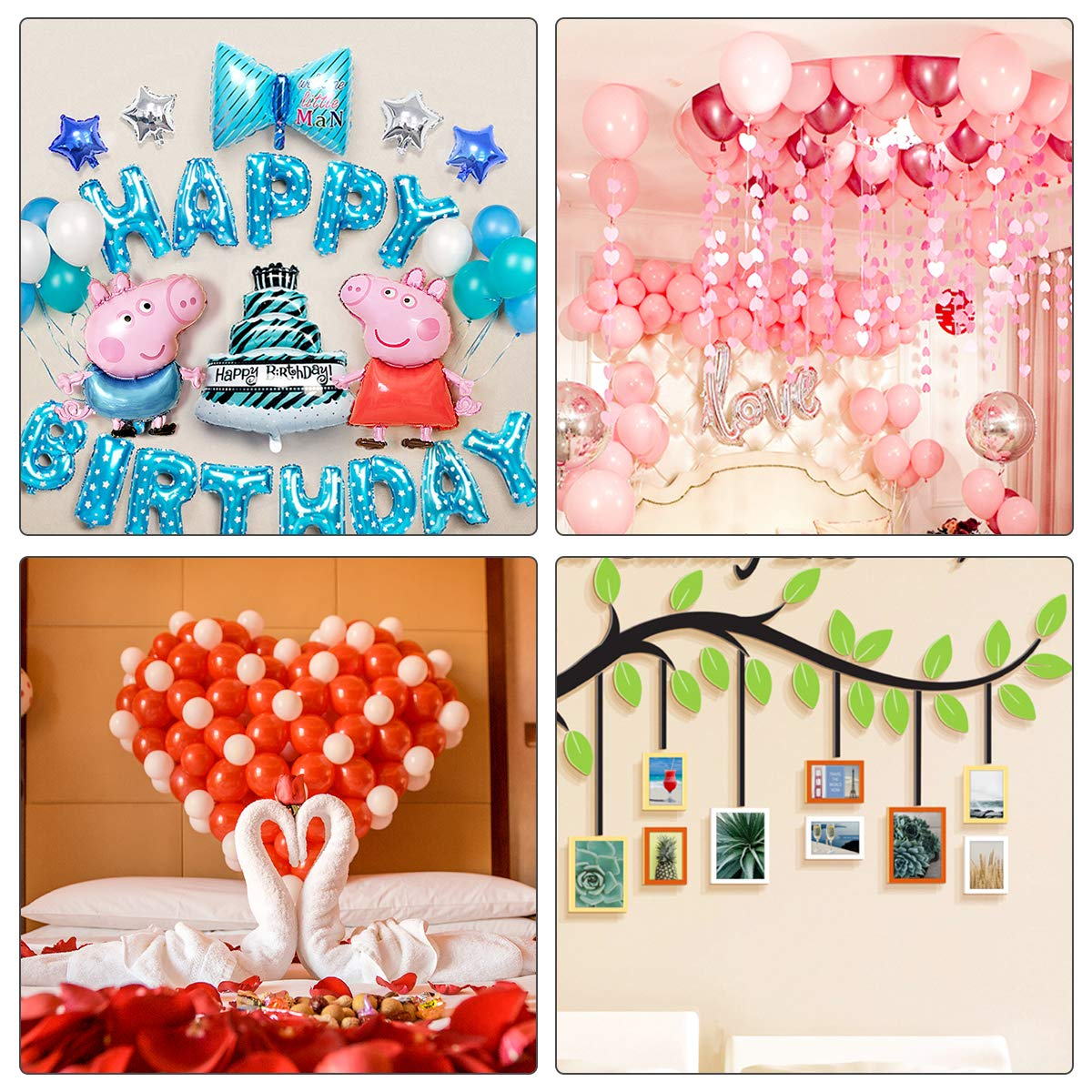 Gegemaoyi 1000Pcs Glue Point Clear Balloon Glue Removable Adhesive Dots Double Sided Dots of Glue Tape for Balloons Craft Glue Points Dots Sticky Dots or Wedding Decoration image number 3