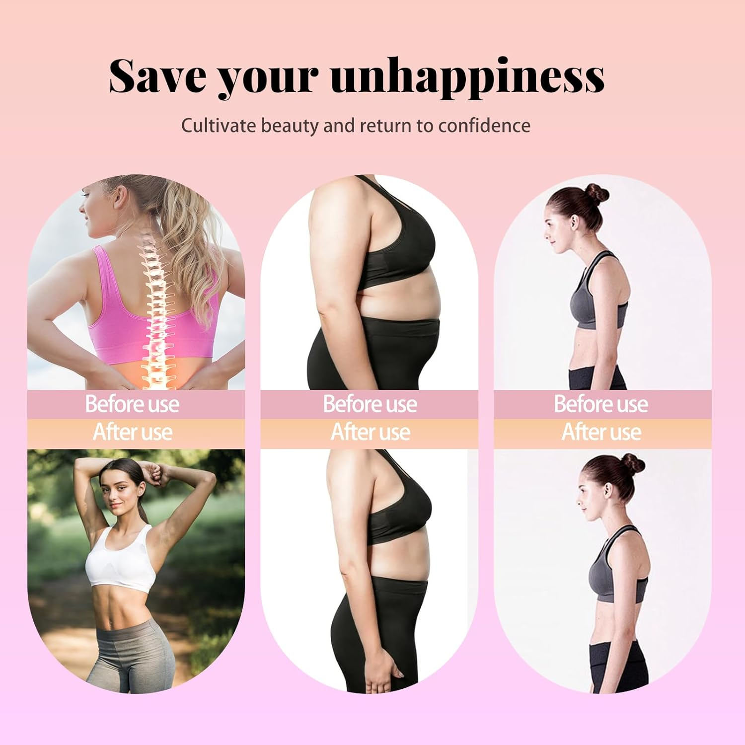 3-Pack Exercise Resistance Bands with Handles - TPE Foam Material for Arm, Back & Shoulder Workouts - Non-Slip Soft Grip for Home/Gym Use