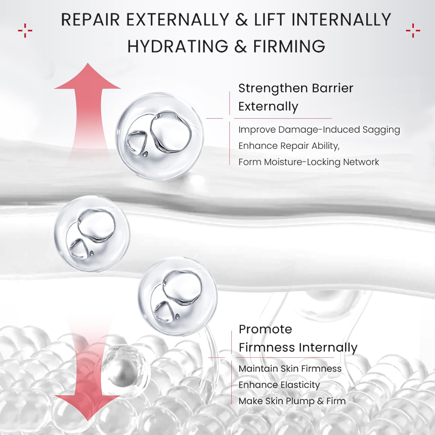 WINONA Facial Toner 100Ml, Firming Hydrating Toner for Sensitive Skin, with Botanical Extracts & Sodium Hyaluronate, Boost Elasticity, Dual-Action Toner for Dryness Soothing, Gentle Formula image number 2