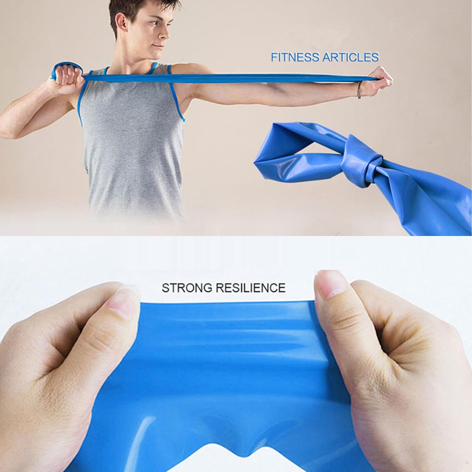 Resistance Bands Set, 3 Pack Exercise Bands, Physical Therapy Bands for Strength Training, 150CM. Long Stretch Bands for PT, Yoga, Pilates, Rehab, At-Home or the Gym Workouts